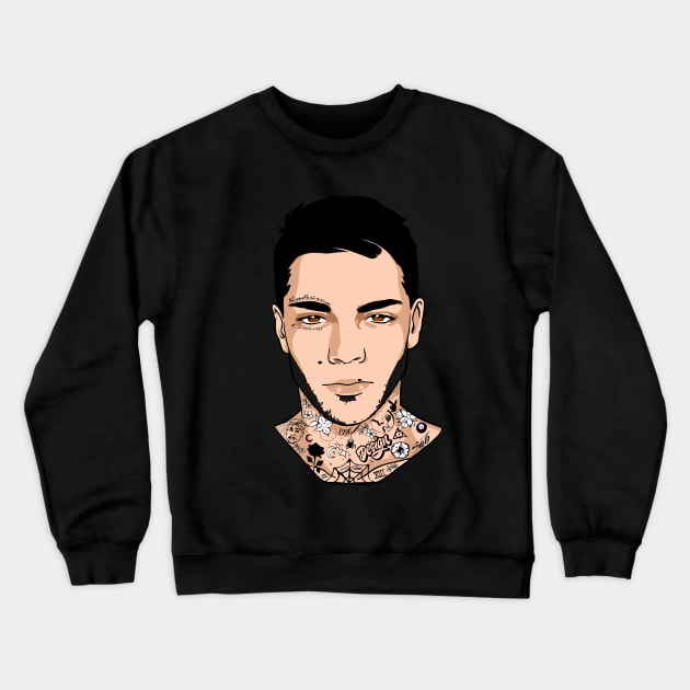 Bad boy Crewneck Sweatshirt by Yurii